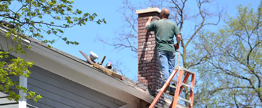 Vinyl and PVC Chimney Flashing Installation in Fair Lawn, NJ