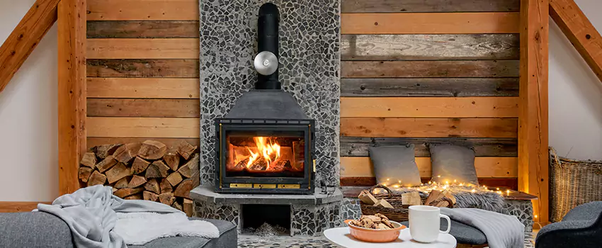 Thelin Hearth Products Direct Vent Gas Stove Fireplace Inspection in Fair Lawn, New Jersey